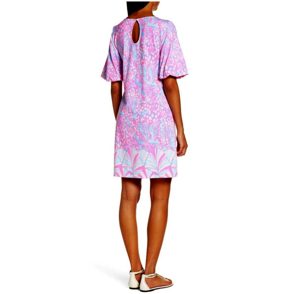 Lilly Pulitzer Britton Dress Pink Sorbet High Altitude Engineered Dress Sz Small - Picture 3 of 10